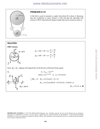 Beer vector mechanics for engineers statics 10th solutions