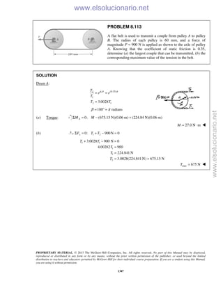 Beer vector mechanics for engineers statics 10th solutions