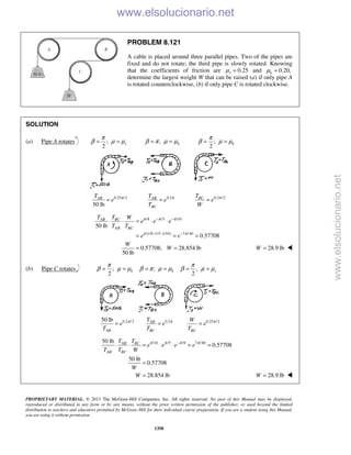 Beer vector mechanics for engineers statics 10th solutions
