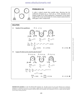 Beer vector mechanics for engineers statics 10th solutions