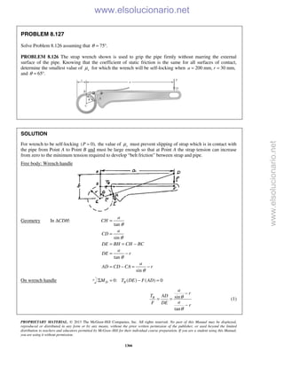 Beer vector mechanics for engineers statics 10th solutions
