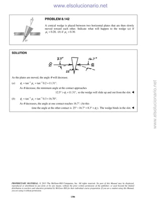 Beer vector mechanics for engineers statics 10th solutions