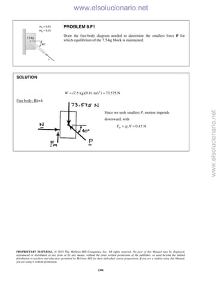 Beer vector mechanics for engineers statics 10th solutions
