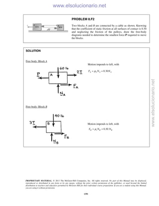 Beer vector mechanics for engineers statics 10th solutions