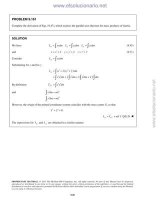 Beer vector mechanics for engineers statics 10th solutions