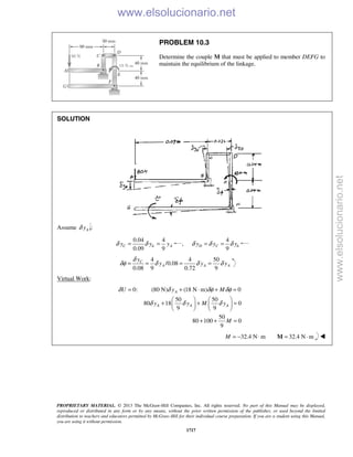 Beer vector mechanics for engineers statics 10th solutions