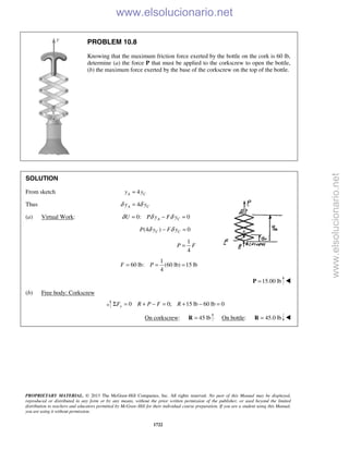 Beer vector mechanics for engineers statics 10th solutions
