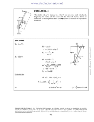 Beer vector mechanics for engineers statics 10th solutions