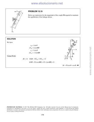 Beer vector mechanics for engineers statics 10th solutions