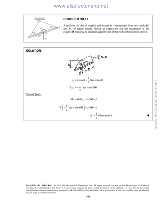 Beer vector mechanics for engineers statics 10th solutions