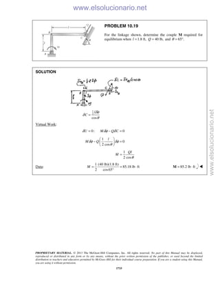 Beer vector mechanics for engineers statics 10th solutions