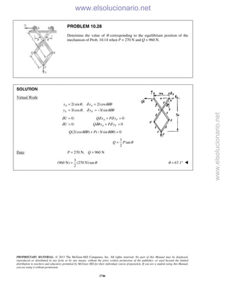 Beer vector mechanics for engineers statics 10th solutions