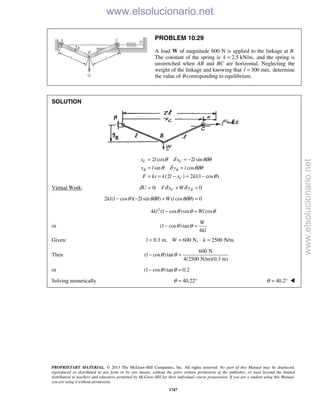 Beer vector mechanics for engineers statics 10th solutions