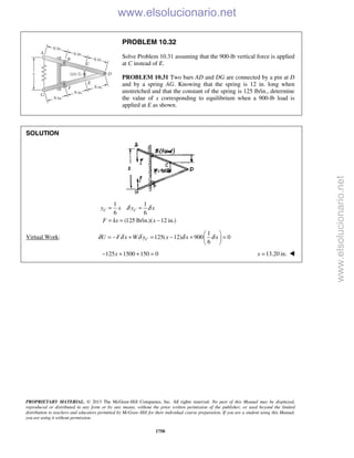 Beer vector mechanics for engineers statics 10th solutions
