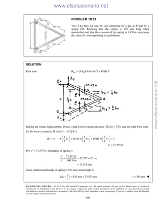 Beer vector mechanics for engineers statics 10th solutions