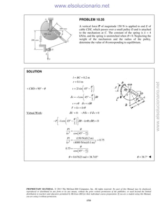 Beer vector mechanics for engineers statics 10th solutions