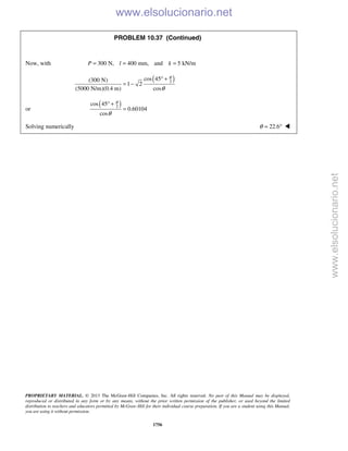 Beer vector mechanics for engineers statics 10th solutions