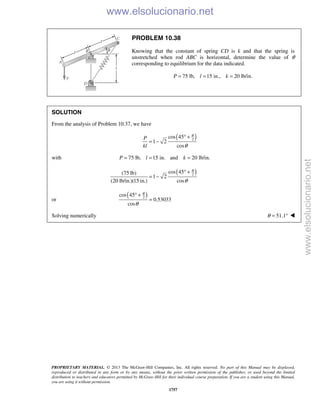 Beer vector mechanics for engineers statics 10th solutions