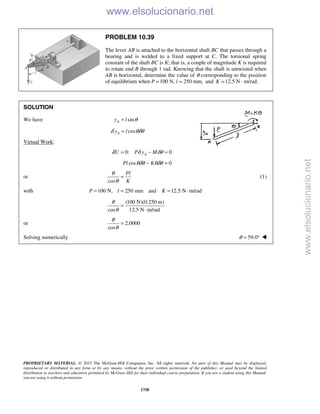 Beer vector mechanics for engineers statics 10th solutions