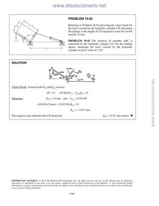 Beer vector mechanics for engineers statics 10th solutions