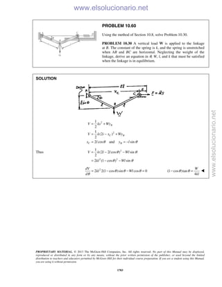Beer vector mechanics for engineers statics 10th solutions