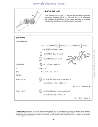 Beer vector mechanics for engineers statics 10th solutions