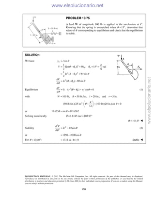 Beer vector mechanics for engineers statics 10th solutions