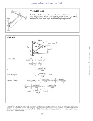Beer vector mechanics for engineers statics 10th solutions