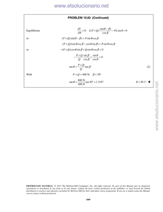 Beer vector mechanics for engineers statics 10th solutions