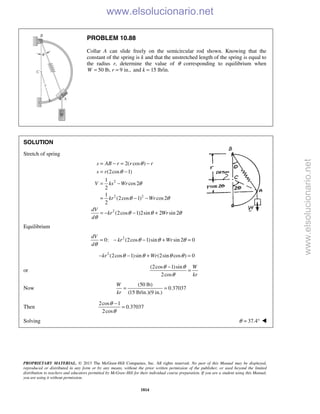 Beer vector mechanics for engineers statics 10th solutions