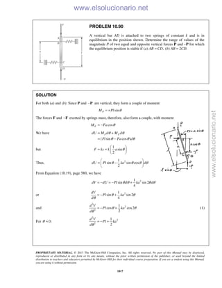 Beer vector mechanics for engineers statics 10th solutions