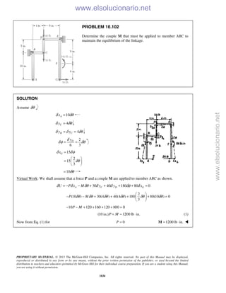 Beer vector mechanics for engineers statics 10th solutions