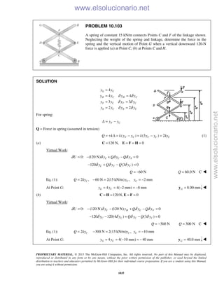 Beer vector mechanics for engineers statics 10th solutions