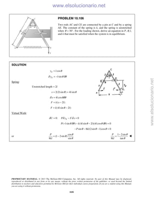 Beer vector mechanics for engineers statics 10th solutions
