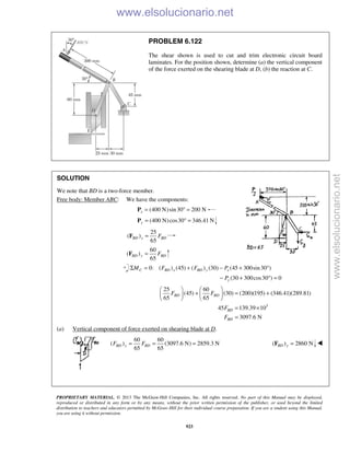 Beer vector mechanics for engineers statics 10th solutions