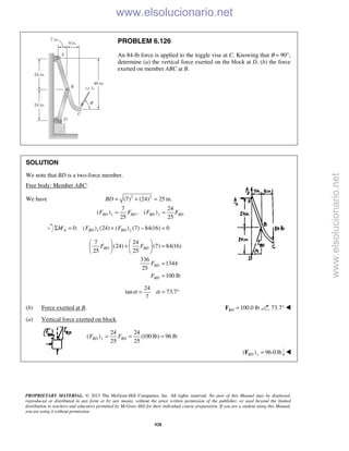 Beer vector mechanics for engineers statics 10th solutions