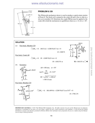 Beer vector mechanics for engineers statics 10th solutions