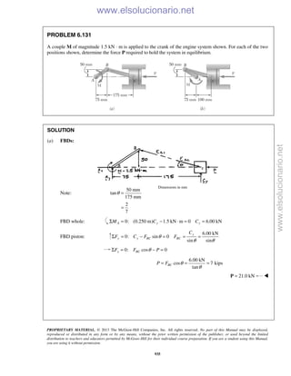 Beer vector mechanics for engineers statics 10th solutions