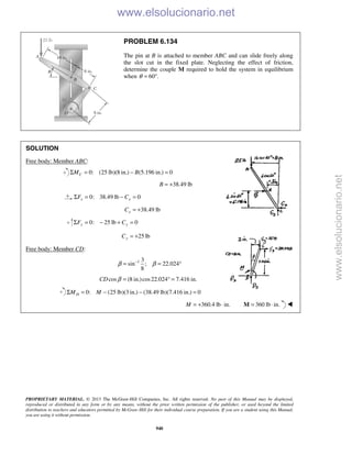 Beer vector mechanics for engineers statics 10th solutions
