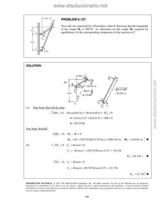 Beer vector mechanics for engineers statics 10th solutions