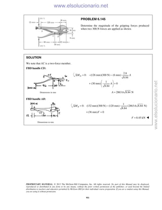 Beer vector mechanics for engineers statics 10th solutions