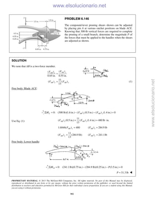 Beer vector mechanics for engineers statics 10th solutions