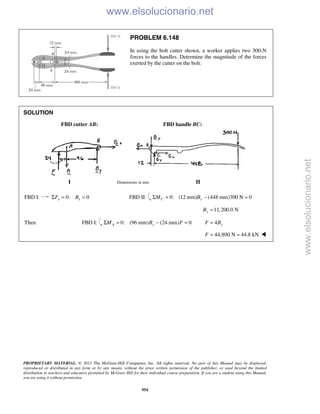 Beer vector mechanics for engineers statics 10th solutions