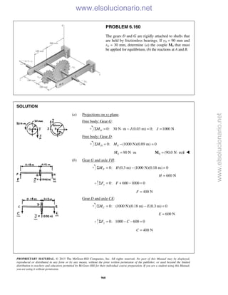 Beer vector mechanics for engineers statics 10th solutions