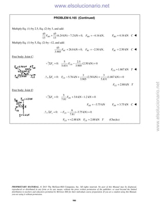 Beer vector mechanics for engineers statics 10th solutions