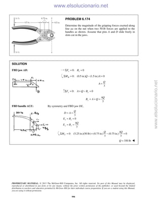 Beer vector mechanics for engineers statics 10th solutions
