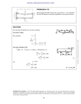 Beer vector mechanics for engineers statics 10th solutions