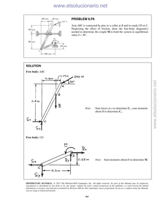 Beer vector mechanics for engineers statics 10th solutions