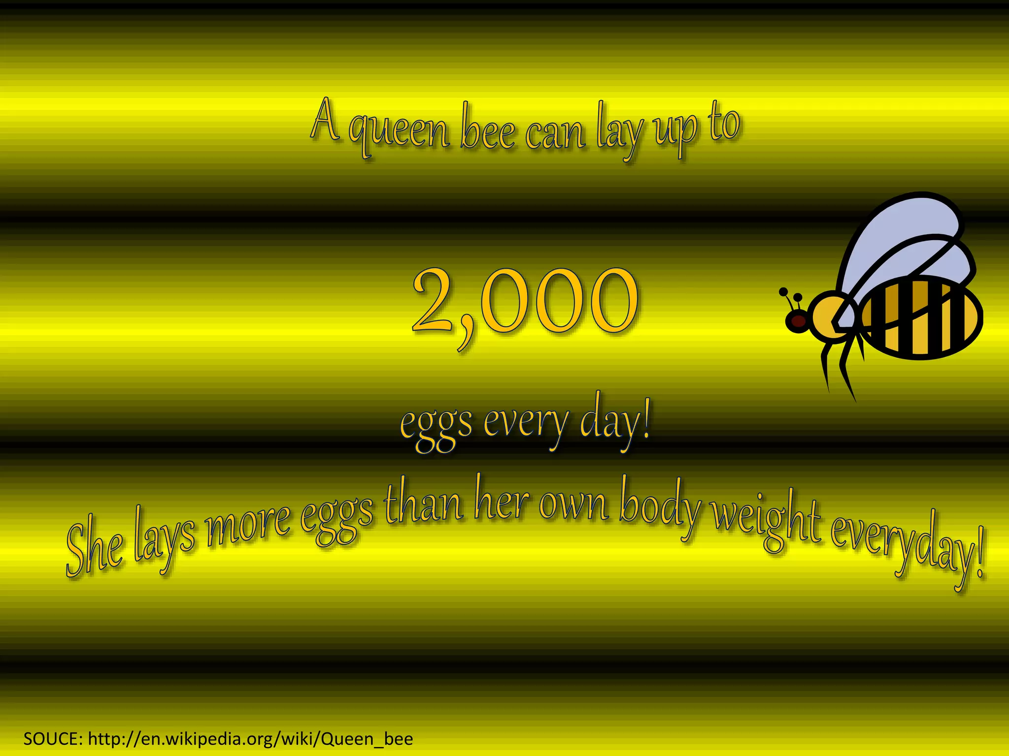 SOUCE: http://en.wikipedia.org/wiki/Queen_bee