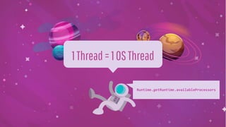 1Thread=1OSThread
Runtime.getRuntime.availableProcessors
 